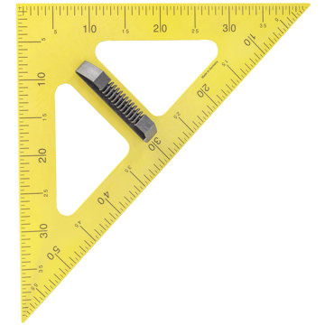 WISSNER háromszög 45°, 60 cm, sárga, táblára