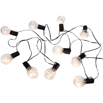 Solight kültéri fényfüzér 10 micro LED izzóval, 3 m, 3×AA