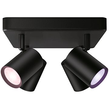 WiZ IMAGEO Colors 4x5 W négyzet alakú, fekete