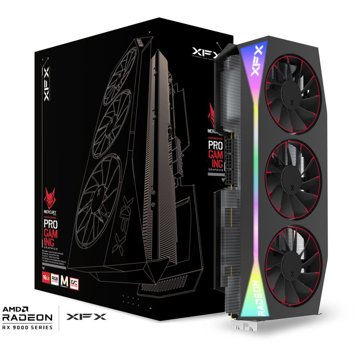 XFX Mercury AMD Radeon RX 9070 XT OC Magnetic Air 16G