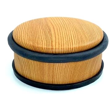 Ajtóütköző, 100×47 mm, 1,1 kg, fa dekor