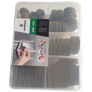 Euronářadí Filc alátét készlet, barna, 130 db