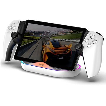 iPega P5P02 Playstation Portal Remote Player töltőállomás, RGB, fehér