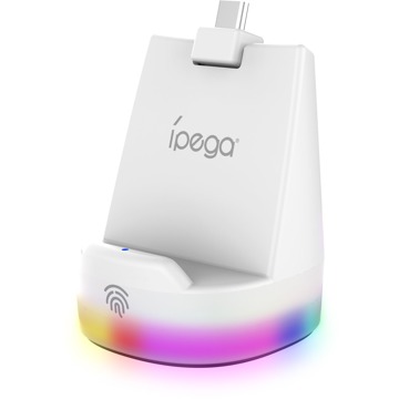 iPega P5P25 Playstation Portal Remote Player töltőállvány, mini, mágneses, fehér