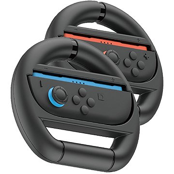 iPega SW2054 Kormány Nintendo Switch 2 Joy-Con kontrollerhez, fekete