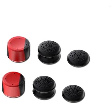 iPega P5006 Szilikon kontroller burkolat PS5-hez 6 db Fekete/Vörös