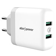 Hálózati adapter AlzaPower Q200 Quick Charge 3.0 fehér