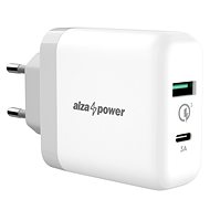 Hálózati adapter AlzaPower Q200C Quick Charge 3.0 fehér