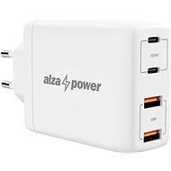 AlzaPower G300 GaN Fast Charge 100W fehér - Hálózati adapter