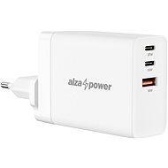 Hálózati adapter AlzaPower G310 GaN Fast Charge 120 W fehér - Nabíječka do sítě