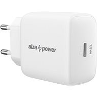 Hálózati adapter AlzaPower A125 Fast Charge 25W fehér - Nabíječka do sítě
