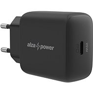 Hálózati adapter AlzaPower A125 Fast Charge 25 W fekete