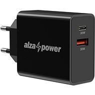 AlzaPower A130 Fast Charge 30W fekete - Hálózati adapter