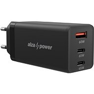 Hálózati adapter AlzaPower G165 GaN Fast Charge 65 W fekete - Nabíječka do sítě