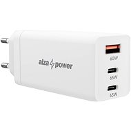 AlzaPower G165 GaN Fast Charge 65 W fehér - Hálózati adapter