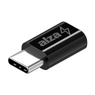 Átalakító AlzaPower Mini Series Micro USB - USB-C Black