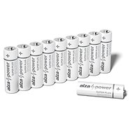 Eldobható elem AlzaPower Super Plus Alkaline LR6 (AA) 10 db öko dobozban