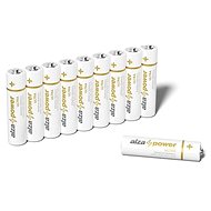 AlzaPower Ultra Alkaline LR03 (AAA) 10db ökocsomagban - Eldobható elem