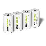 AlzaPower Super Alkaline LR20 (D) 4 db eco-dobozban - Eldobható elem