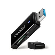 Kártyaolvasó AXAGON CRE-S2N SUPERSPEED USB-A SD / microSD Card Reader