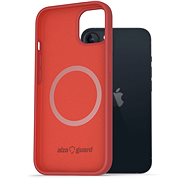 AlzaGuard Magnetic Silicone iPhone 13 piros tok - Telefon tok