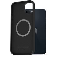AlzaGuard Magnetic Silicone Case tok iPhone 14 Plus készülékhez, fekete - Telefon tok