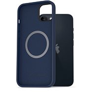 AlzaGuard Magnetic Silicone Case tok iPhone 14 Plus készülékhez, kék - Telefon tok