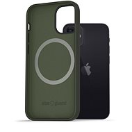 AlzaGuard Magnetic Silicone iPhone 12 Mini zöld tok - Telefon tok