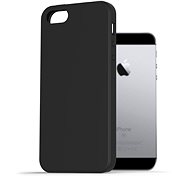 AlzaGuard Premium Liquid Silicone Case iPhone 5 / 5S / SE fekete tok - Telefon tok