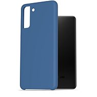AlzaGuard Premium Liquid Silicone Case Samsung Galaxy S21+ 5G kék tok - Telefon tok