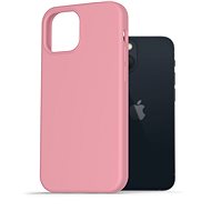 AlzaGuard Premium Liquid Silicone Case iPhone 13 Mini rózsaszín tok - Telefon tok
