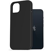 AlzaGuard Premium Liquid Silicone Case az iPhone 13 fekete készülékhez - Telefon tok