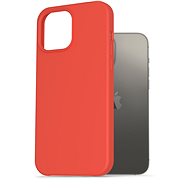 AlzaGuard Premium Liquid Silicone Case iPhone 13 Pro Max piros tok - Telefon tok