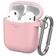 AhaStyle AirPods 1 & 2 tok LED jelzéssel rózsaszín - Fülhallgató tok