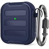 AhaStyle Premium TPU robusztus Airpods 1&2 tok kék - Fülhallgató tok