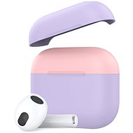 Ahastyle szilikon tok AirPods 3 készülékhez, Lavender Pink - Fülhallgató tok