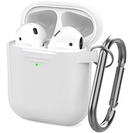 AhaStyle fedél AirPods 1 és 2 tiszta LED-del - Fülhallgató tok