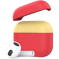 Ahastyle TPU tok AirPods 3 készülékhez, Red-yellow - Fülhallgató tok