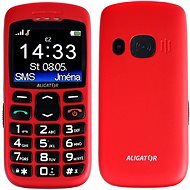 Aligator A670 Senior Red - Mobiltelefon