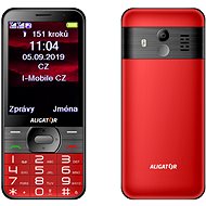 ALIGATOR A900 GPS Senior piros - Mobiltelefon