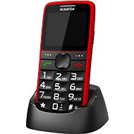 Aligator A675 Senior piros - Mobiltelefon