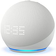 Amazon Echo Dot (5th Gen) with Clock Glacier White - Hangsegéd