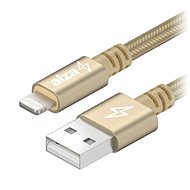 Adatkábel AlzaPower AluCore Lightning MFi (C89) 2m, arany - Datový kabel