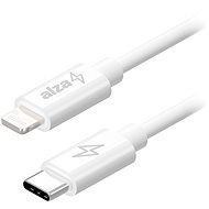 AlzaPower Core USB-C to Lightning MFi 2m fehér - Adatkábel