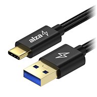 Adatkábel AlzaPower AluCore USB-C 3.2 Gen 1, 0,5m Black - Datový kabel