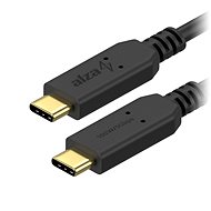 AlzaPower Core USB-C / USB-C 3.2 Gen 1, 5A, 100W, 0,5m fekete - Adatkábel