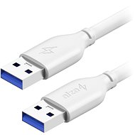 AlzaPower Core USB-A (M) to USB-A (M) 3.0, 0,5 m, fehér - Adatkábel