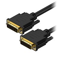 Videokábel AlzaPower DVI-D - DVI-D Dual Link összekötő kábel, 2 m