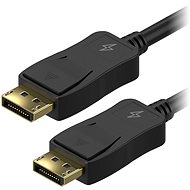 AlzaPower DisplayPort-ról (M) DisplayPort-ra (M) csatlakozókábel, 1,5 m, fekete - Videokábel
