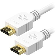 AlzaPower Core Premium HDMI 2.1 High Speed 8K 1 m fehér - Videokábel